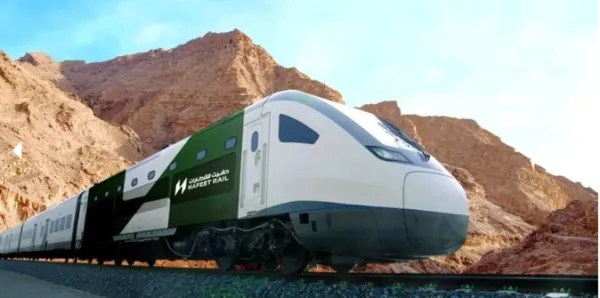 Строительство железной дороги Hafeet Rail между Оманом и ОАЭ.