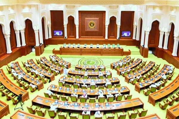 Делегация Омана на международной парламентской конференции в Женеве.