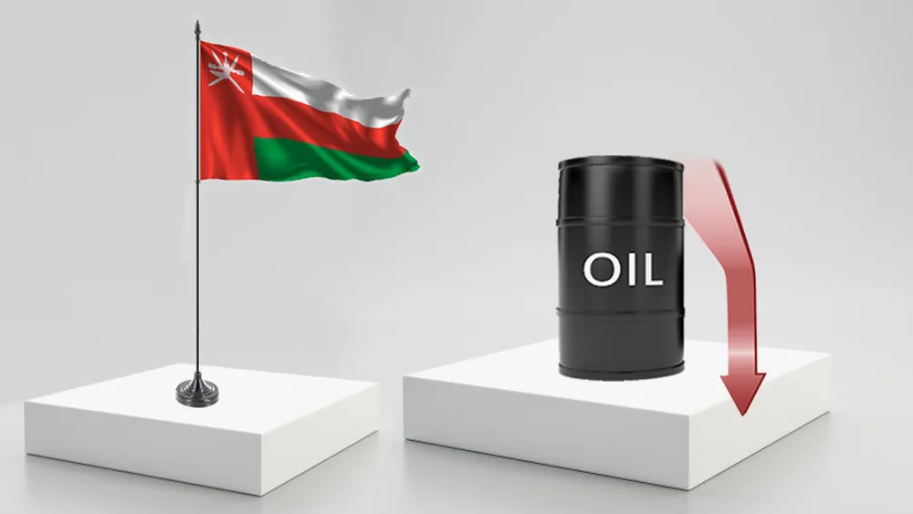 График цен на нефть марки Oman Crude.