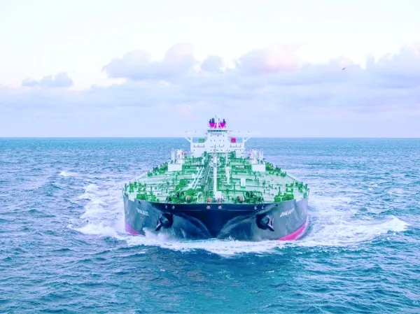 Судно Asyad Shipping с роторным парусом для снижения выбросов.