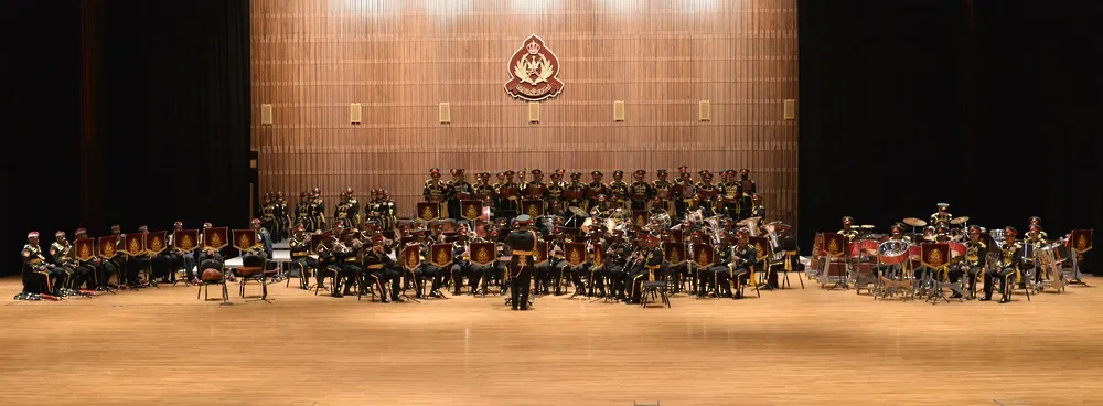 Выступление военного оркестра на Basel Tattoo